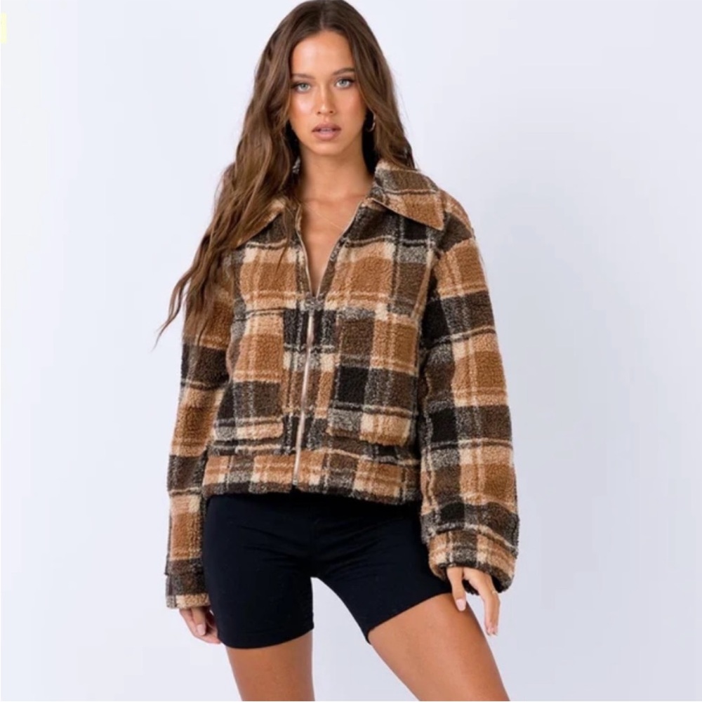 Princess Polly Doria Teddy Jacket Sz 6‎